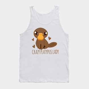 Crazy platypus lady Tank Top